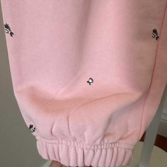Brunette the Label Pink Floral "Be Kind" Track Pants - Brand New (never worn)! - Picture 4 of 7